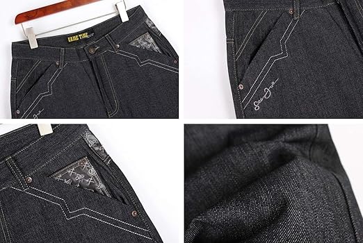 Amazon | [Bormran] ハーフパンツ デニムショーツ メンズ 極太